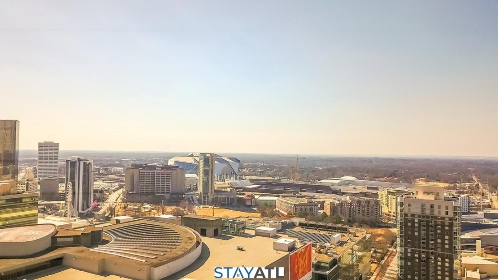 High Rise Downtown Condo With Skyline View Atlanta Exterior photo